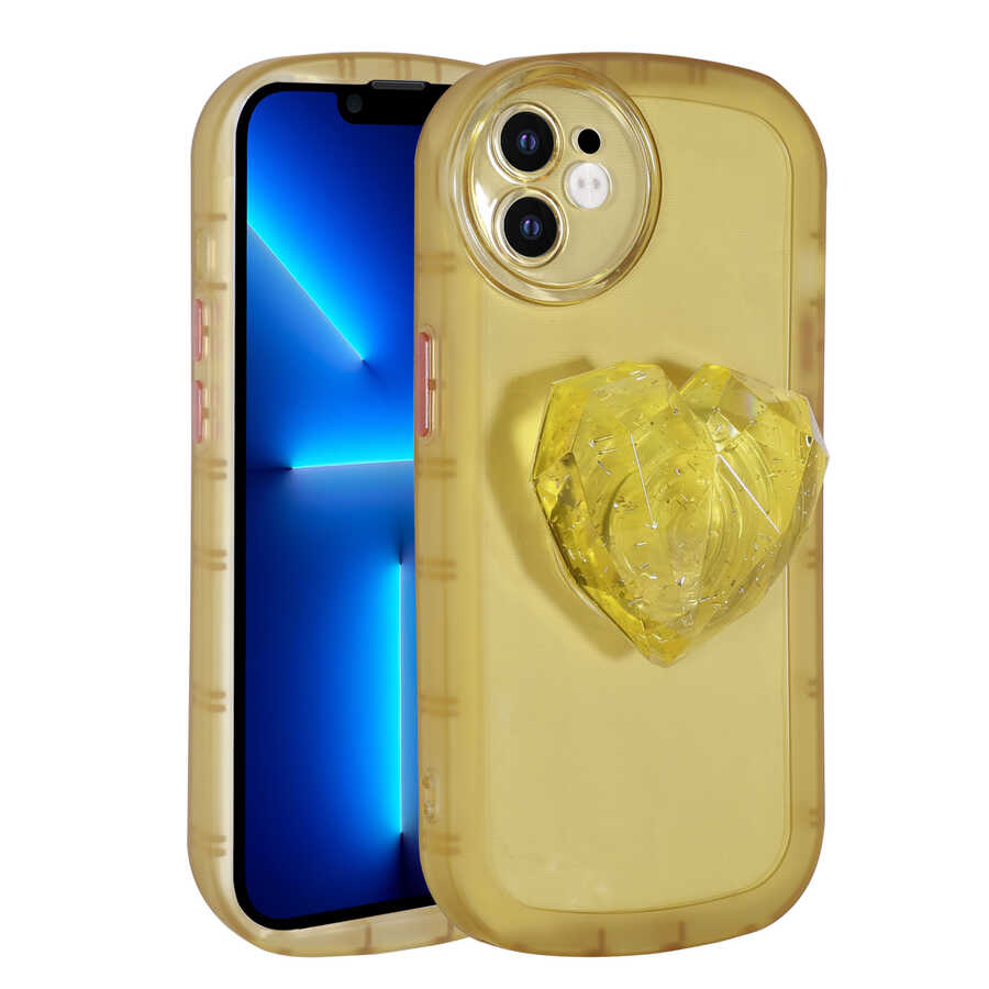 Apple iPhone 11 Uyumlu Kılıf Kamera Korumalı Pop Soketli Renkli Zore Ofro Kapak