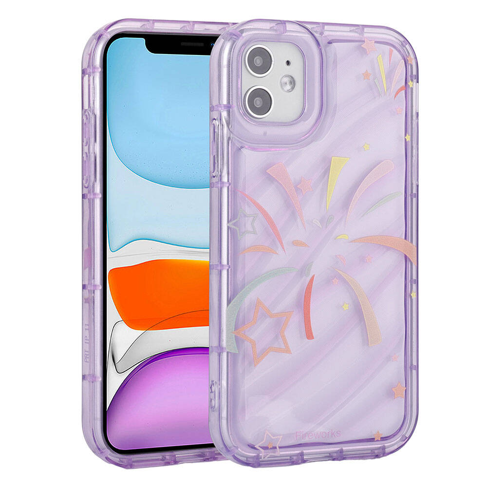 Apple iPhone 11 Uyumlu Kılıf Kamera Korumalı Renkli Airbag Çerçeveli Zore Perla Kapak