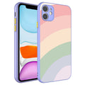 Apple iPhone 11 Uyumlu Kılıf Kamera Korumalı Renkli Temperli Zore X-Cam Kapak