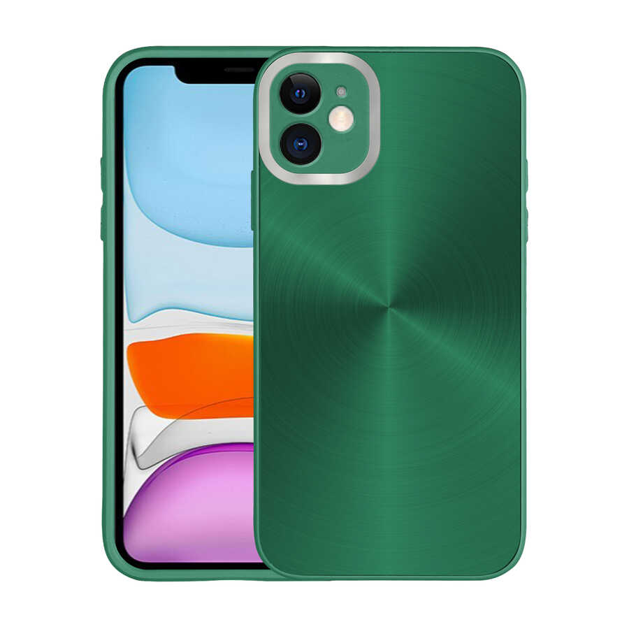 Apple iPhone 11 Uyumlu Kılıf Kamera Korumalı Sert Zore Desa Kapak