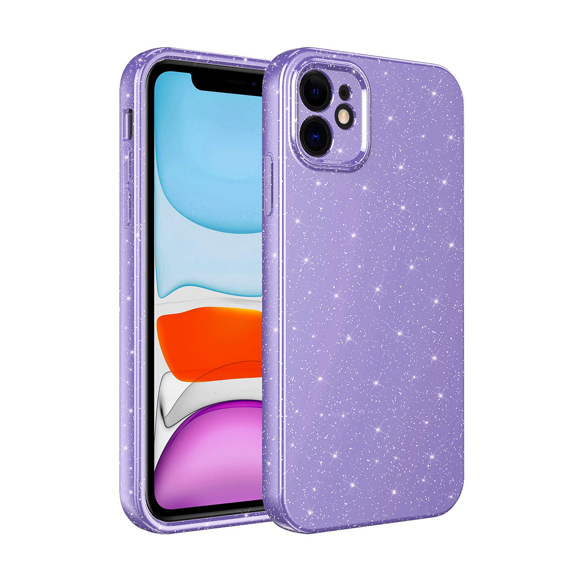 Apple iPhone 11 Uyumlu Kılıf Kamera Korumalı Simli Lüks Zore Koton Kapak