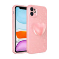 Apple iPhone 11 Uyumlu Kılıf Kamera Korumalı Simli Pop Soketli Lüks Zore Koton Soketli Kapak