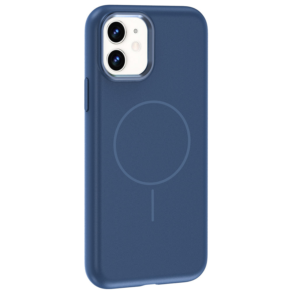 Apple iPhone 11 Uyumlu Kılıf M-Safe Şarj Özellikli Metal Kamera Çerçeveli Zore Edi Silikon Kapak