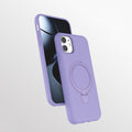 Apple iPhone 11 Uyumlu Kılıf M-safe Şarj Özellikli Standlı Zore Samara Kapak