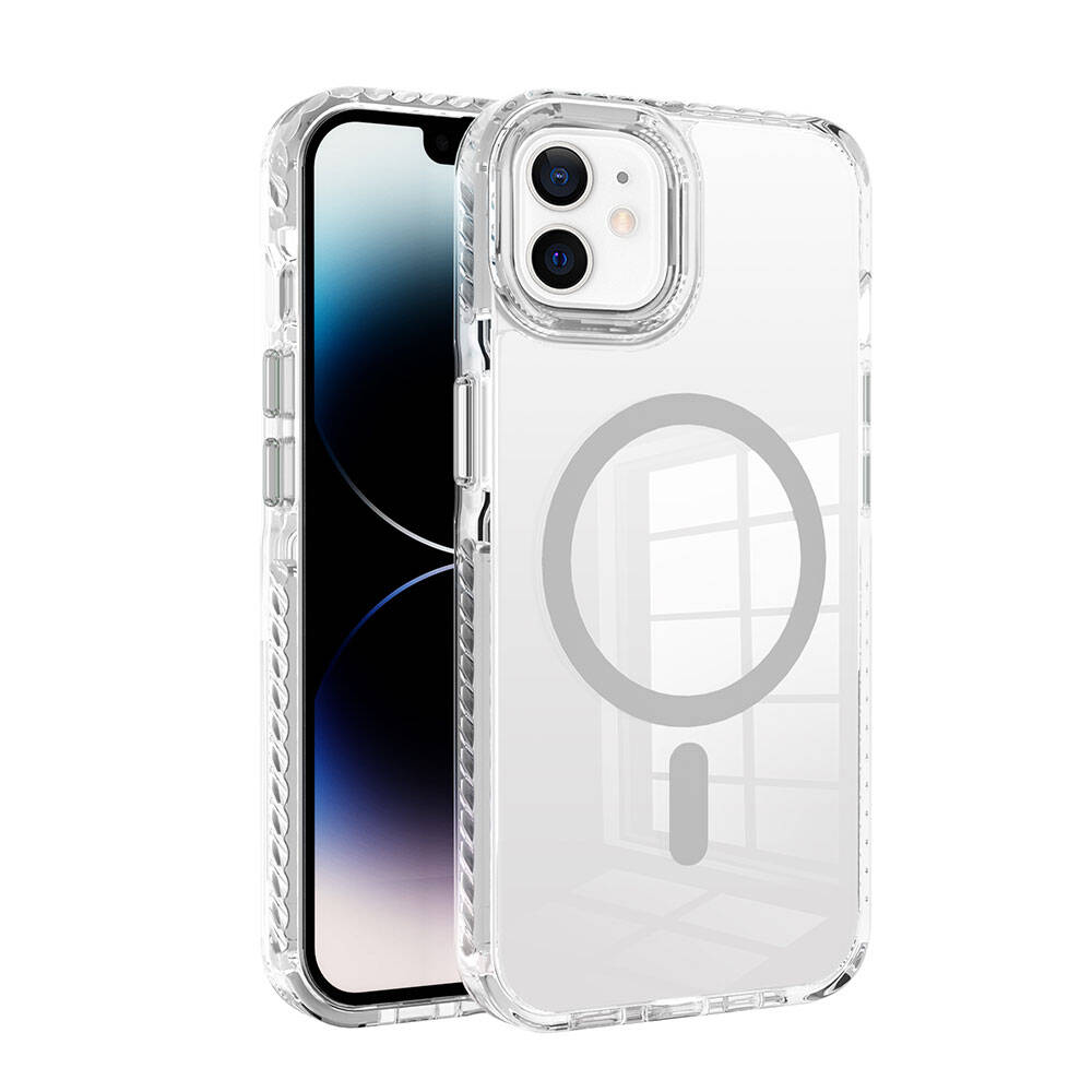 Apple iPhone 11 Uyumlu Kılıf M-safe Şarj Özellikli Airbagli Takılabilir Askı Aparatlı Zore Nana Kapak