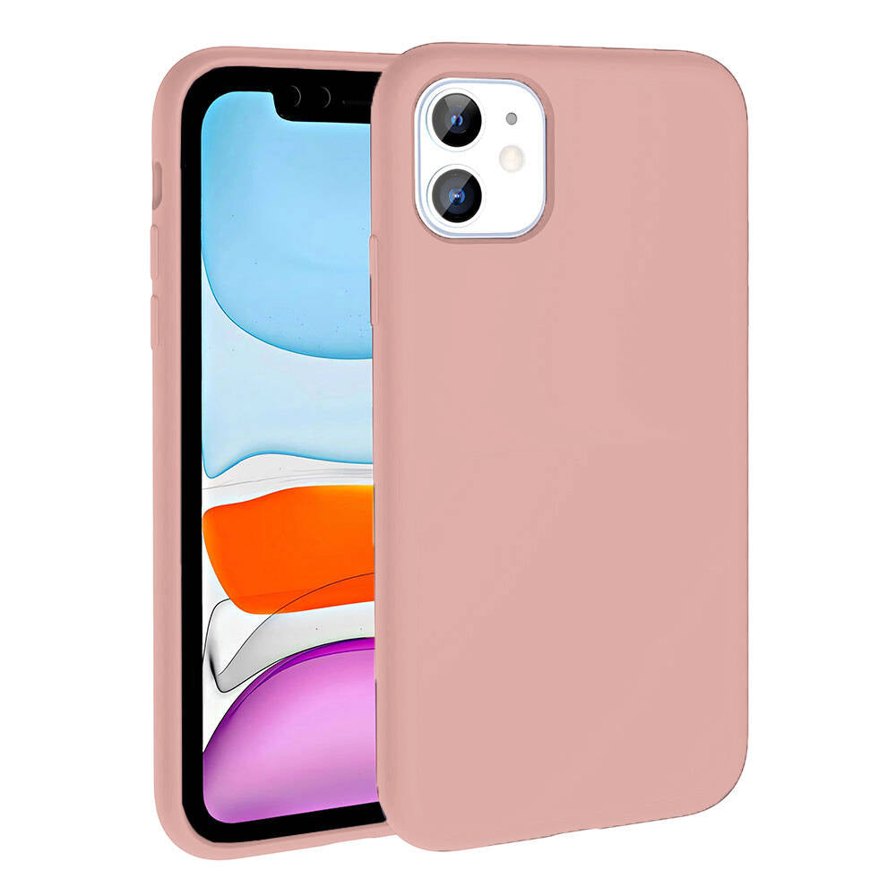 Apple iPhone 11 Uyumlu Kılıf M-safe Şarj Özellikli Sıvı Teknolojili Silinebilir Sert Zore Kivi Kapak