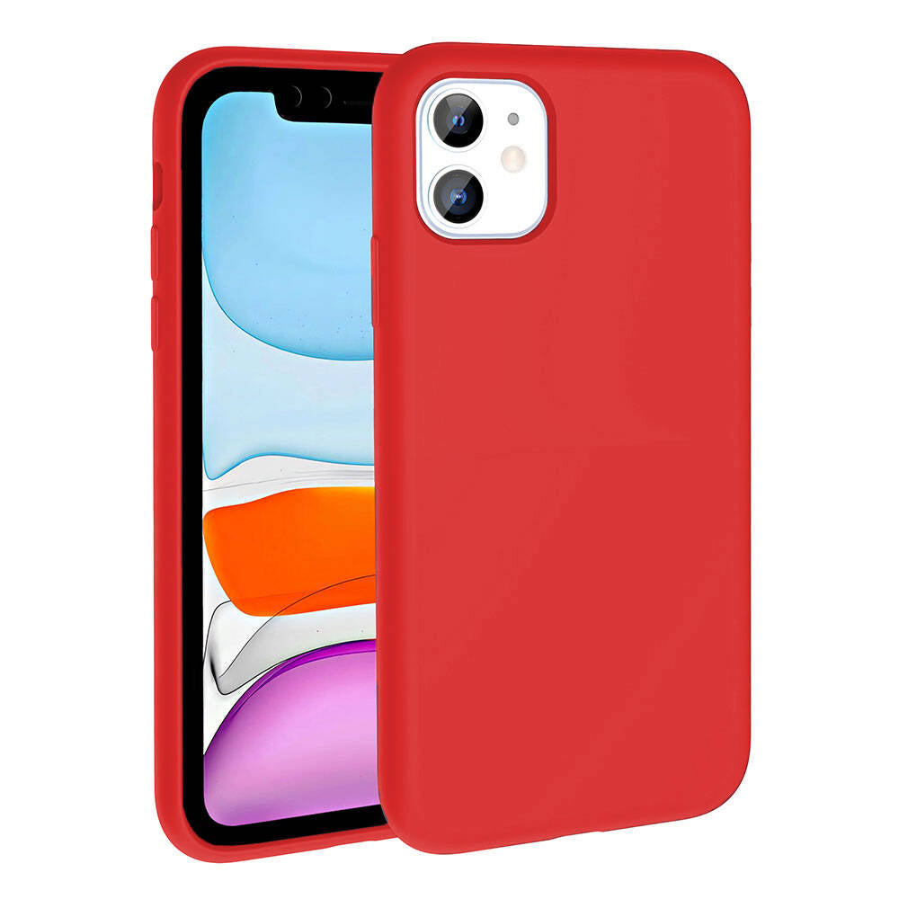 Apple iPhone 11 Uyumlu Kılıf M-safe Şarj Özellikli Sıvı Teknolojili Silinebilir Sert Zore Kivi Kapak