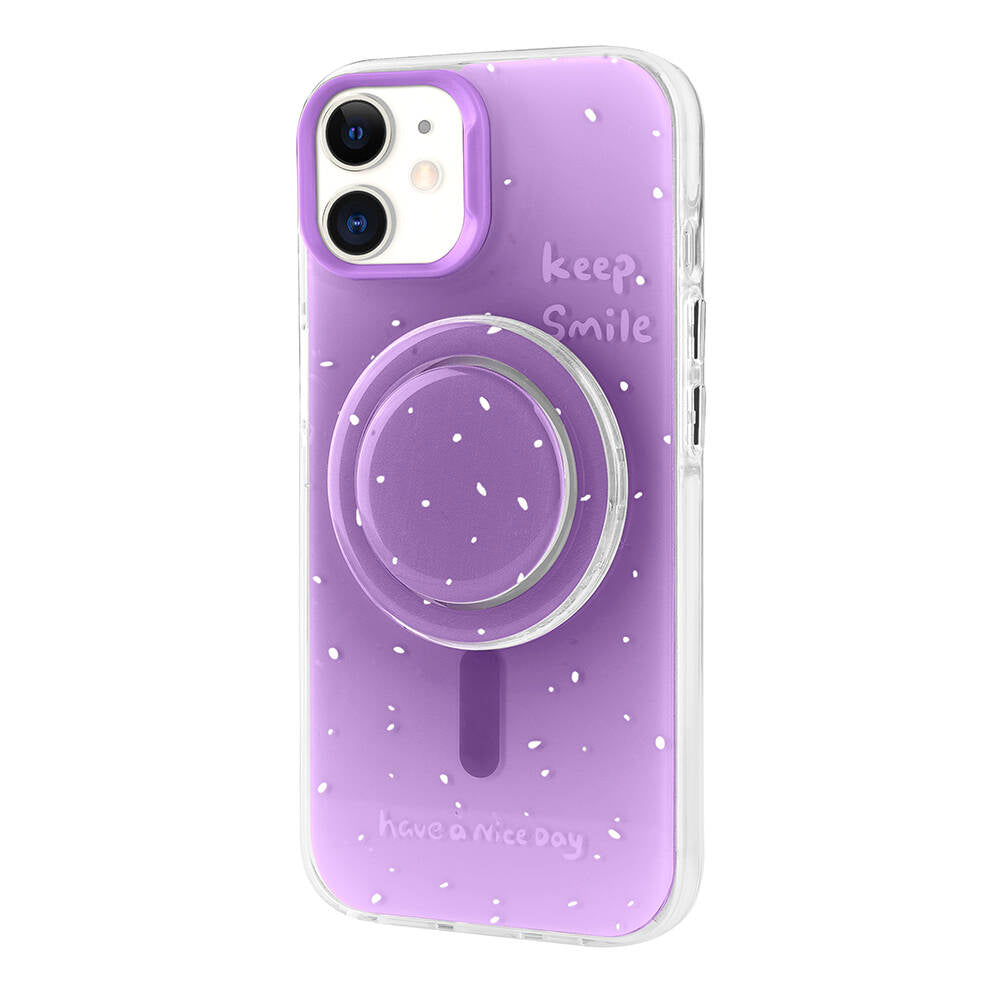 Apple iPhone 11 Uyumlu Kılıf M-safe Şarj Özellikli Tak-Çıkar Pop Soketli Zore Tiktok Kapak