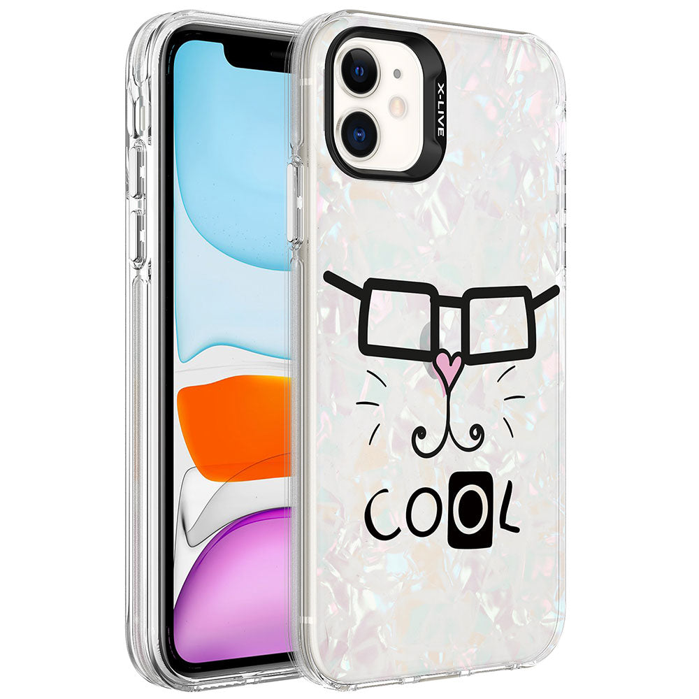 Apple iPhone 11 Uyumlu Kılıf Mermer Desenli Zore Marbello Kapak