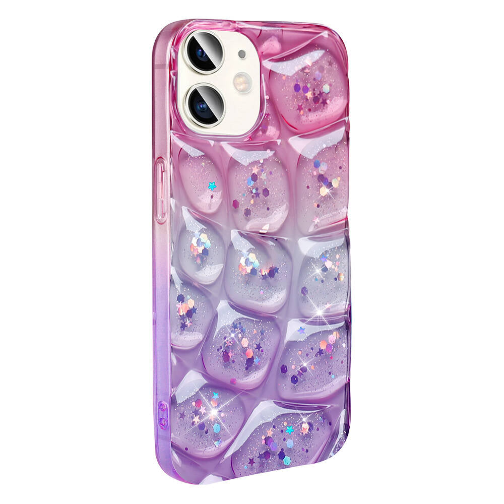 Apple iPhone 11 Uyumlu Kılıf Simli 3D Desenli Zore Hacar Kapak