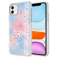 Apple iPhone 11 Uyumlu Kılıf Simli Desenli Parlak Zore Task Kapak