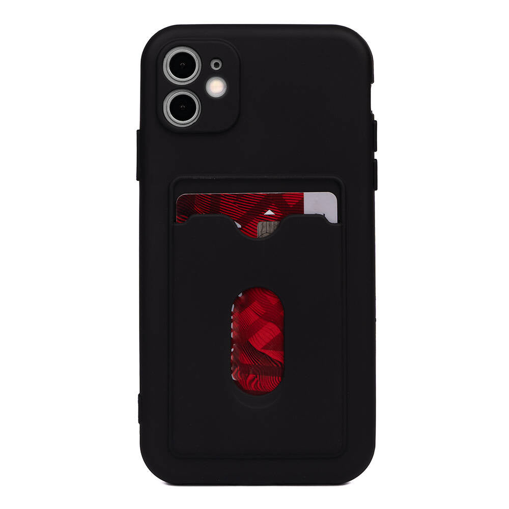 Apple iPhone 11 Uyumlu Kılıf Zore Dora Kartlıklı Silikon Kapak
