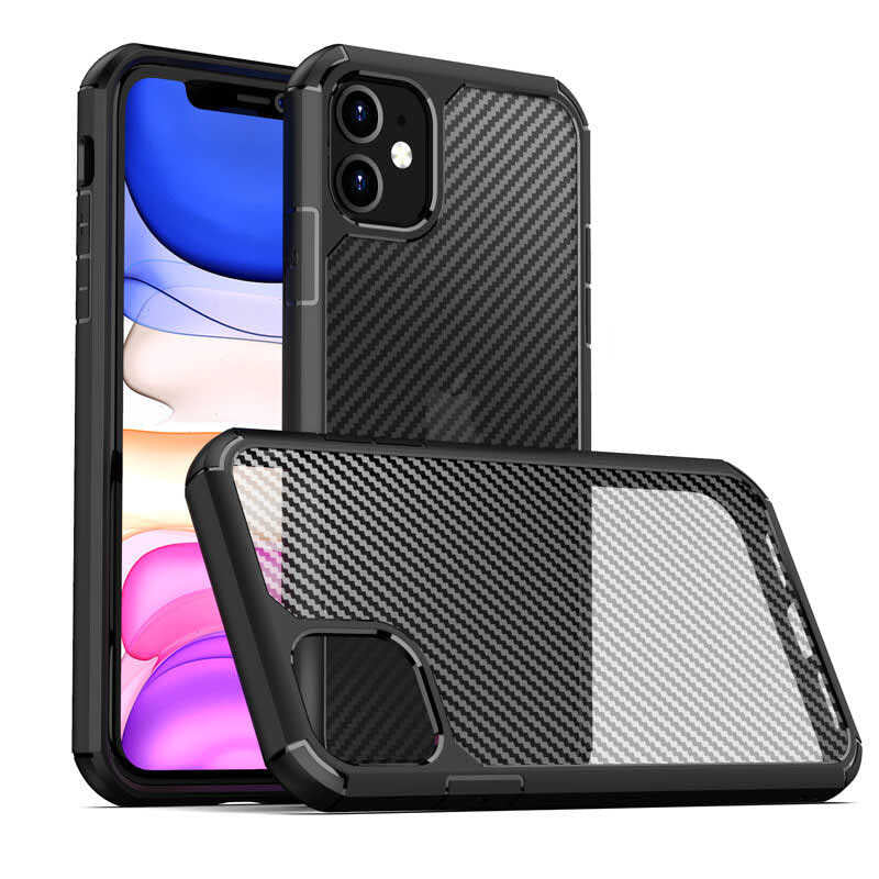 Apple iPhone 11 Uyumlu Kılıf Zore İnoks Kapak