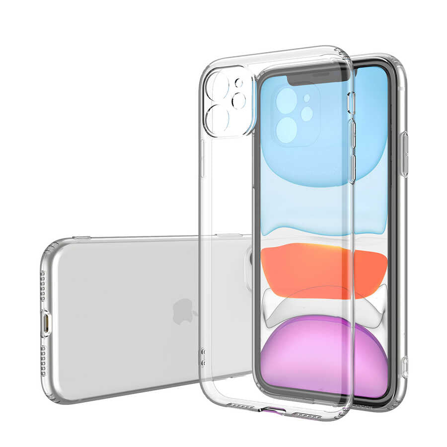 Apple iPhone 11 Uyumlu Kılıf Zore Kamera Korumalı Süper Silikon Kapak