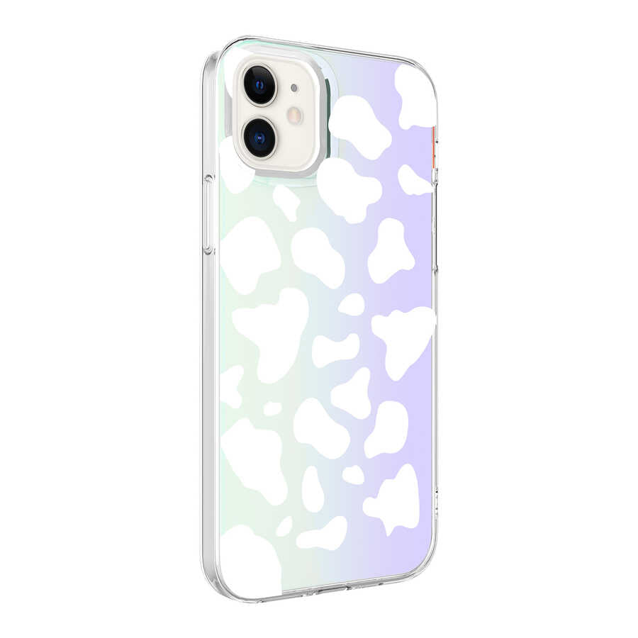Apple iPhone 11 Uyumlu Kılıf Zore M-Blue Desenli Kapak