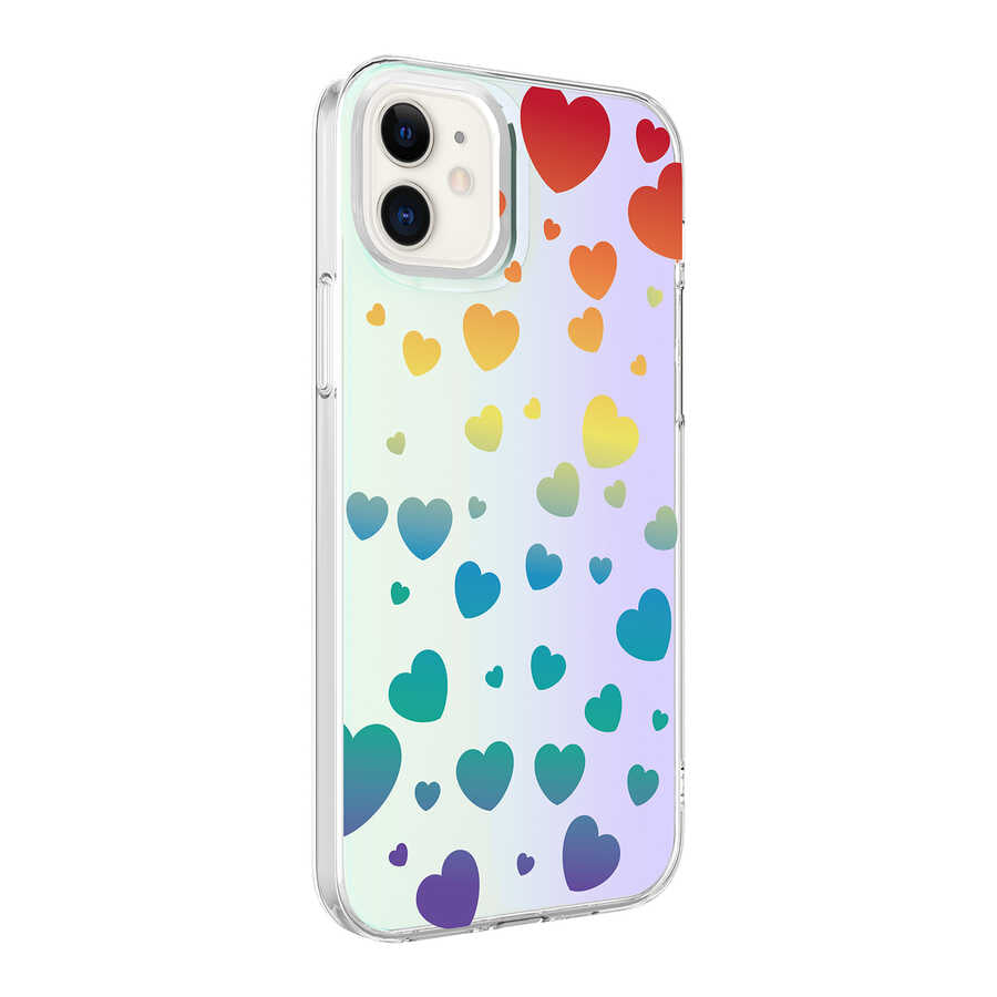 Apple iPhone 11 Uyumlu Kılıf Zore M-Blue Desenli Kapak