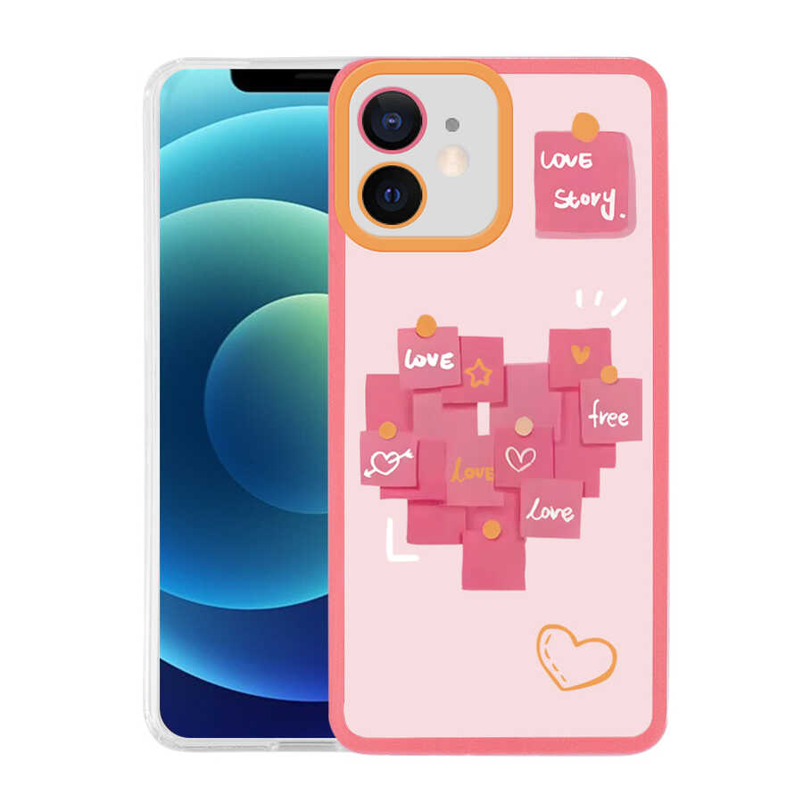 Apple iPhone 11 Uyumlu Kılıf Zore M-Fit Desenli Kapak