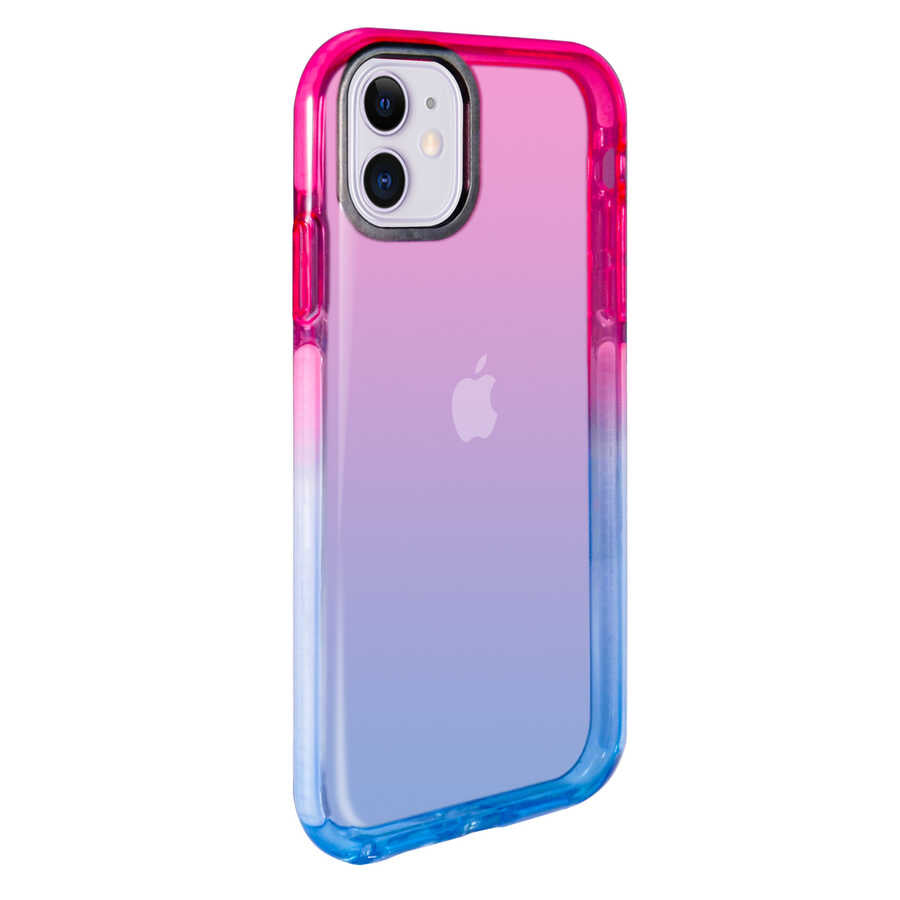 Apple iPhone 11 Uyumlu Kılıf Zore Renkli Punto Kapak
