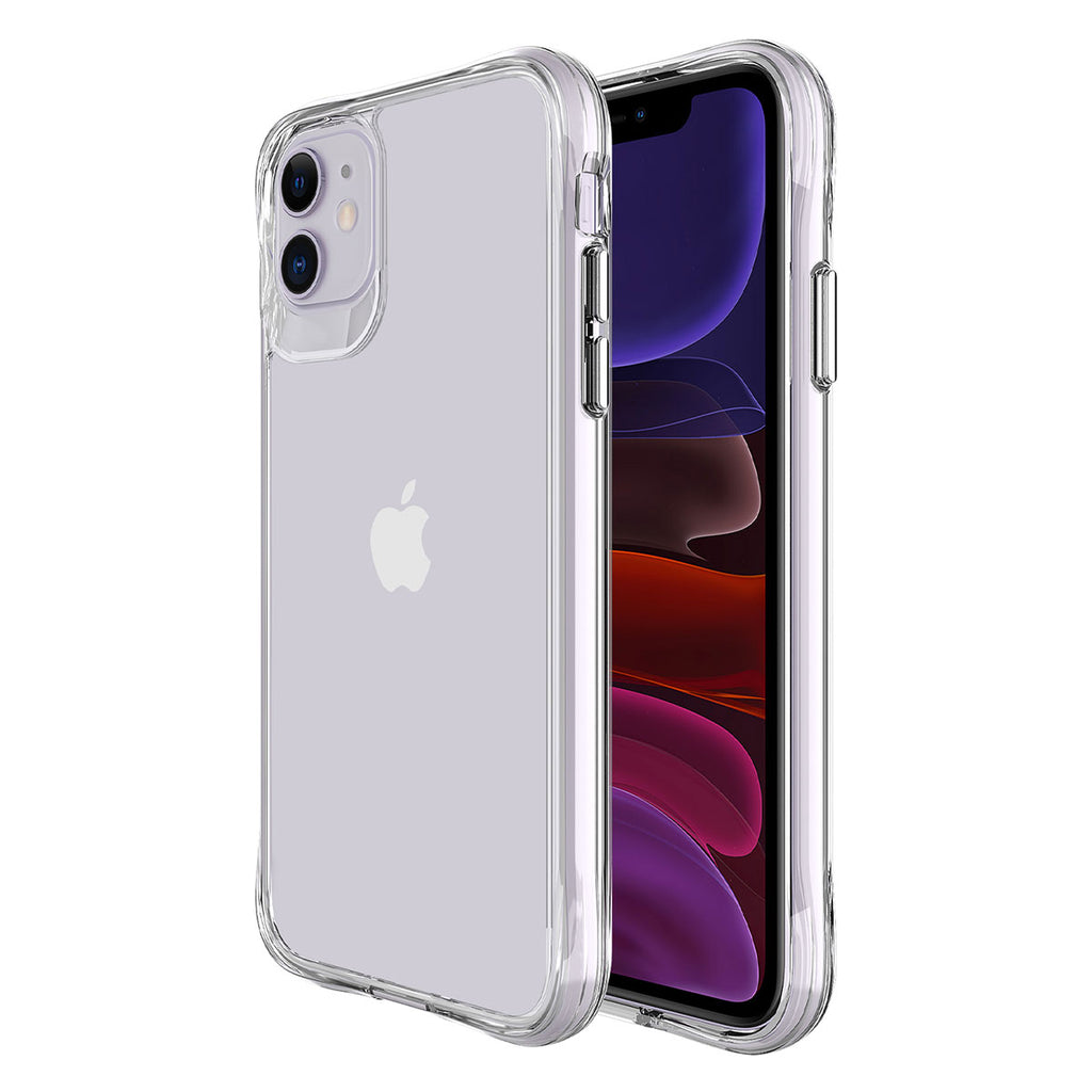 Apple iPhone 11 Uyumlu Kılıf Zore Şeffaf Ultra İnce Airbag Tasarımlı Okka Kapak