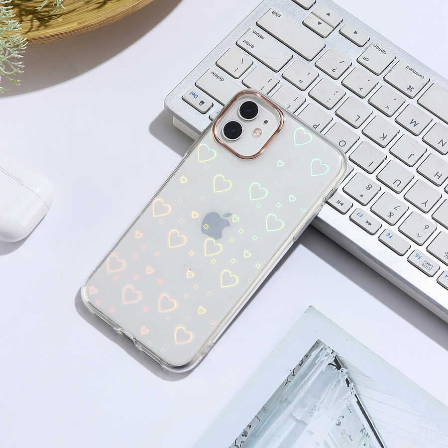 Apple iPhone 11 Uyumlu Kılıf Zore Sidney Desenli Sert Kapak