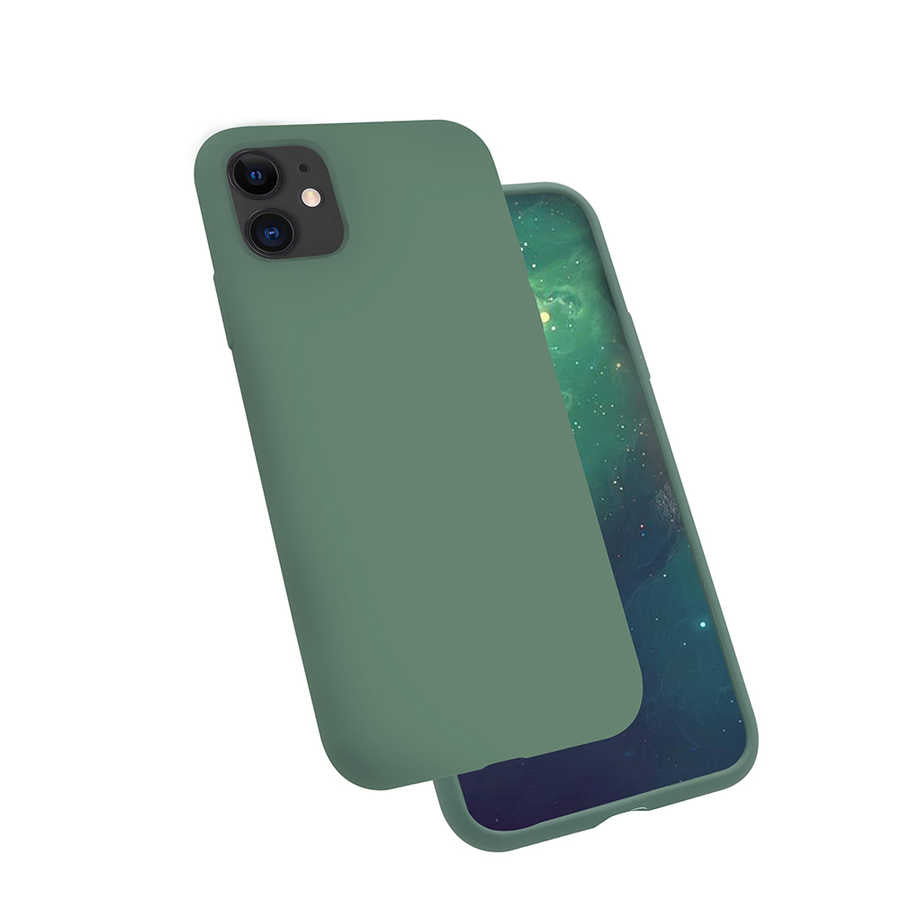 Apple iPhone 11 Uyumlu Kılıf Zore Silk Silikon