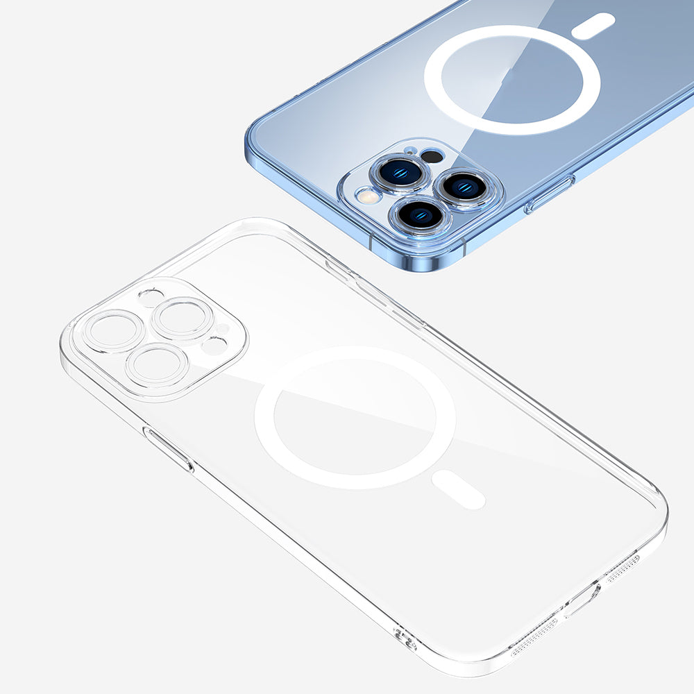 Apple iPhone 11 Pro Kamera Korumalı M-Safe Şarj Özellikli Şeffaf Zore London Sert PC Kapak