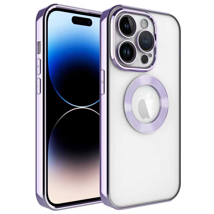Apple iPhone 11 Pro Uyumlu Kılıf Kamera Korumalı Logo Gösteren Zore Omega Kapak