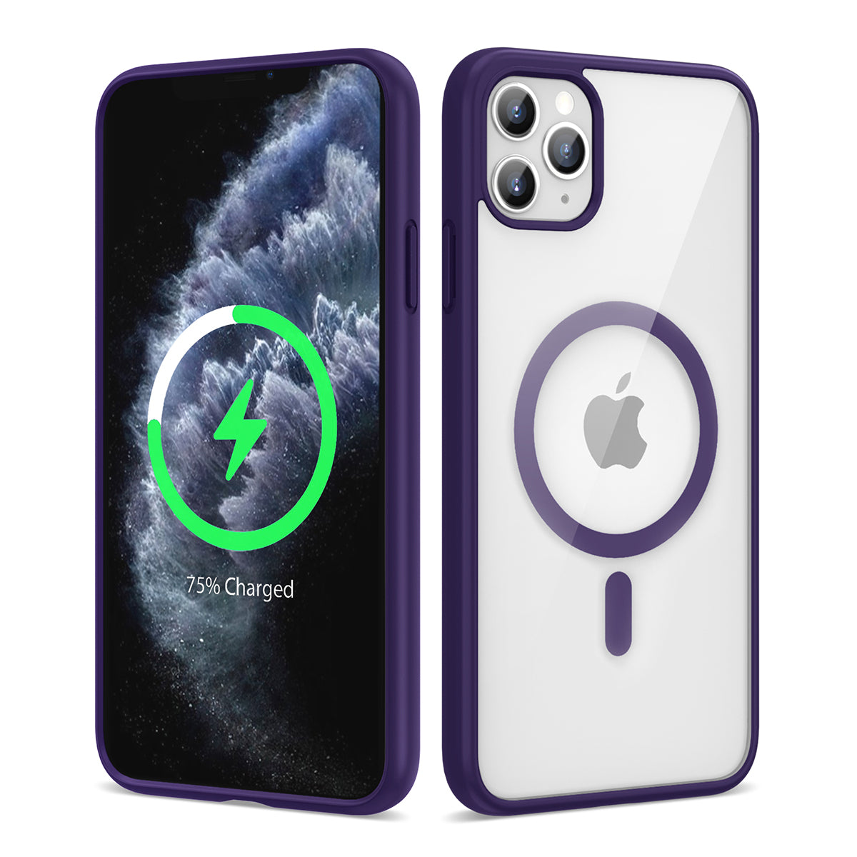 Apple iPhone 11 Pro Uyumlu Kılıf M-safe Wireless Şarj Özellikli Silikon Zore Ege Kapak