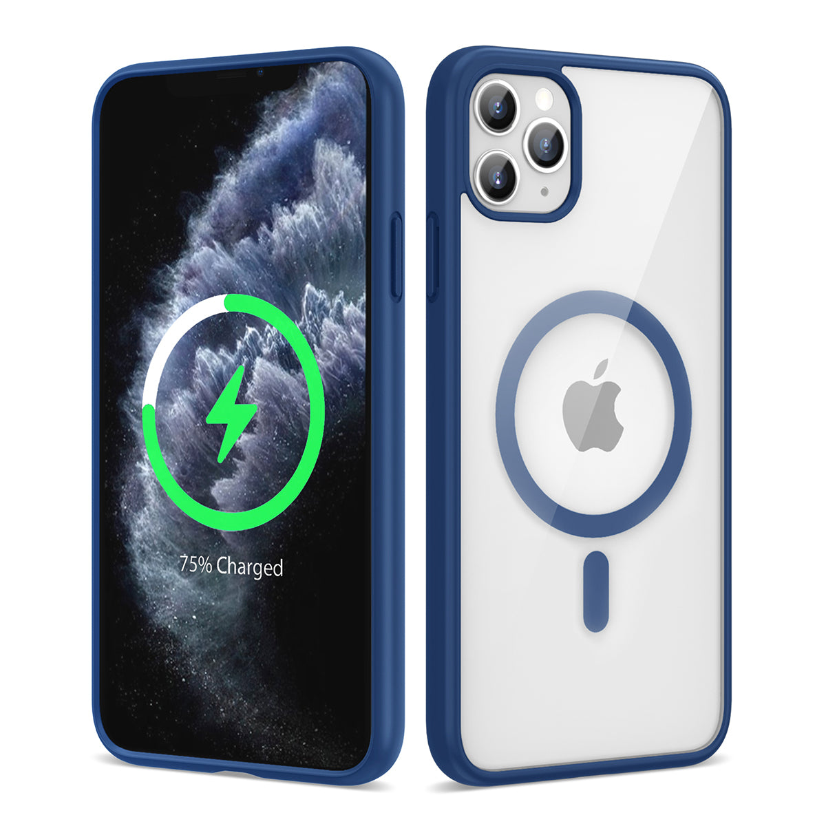 Apple iPhone 11 Pro Uyumlu Kılıf M-safe Wireless Şarj Özellikli Silikon Zore Ege Kapak