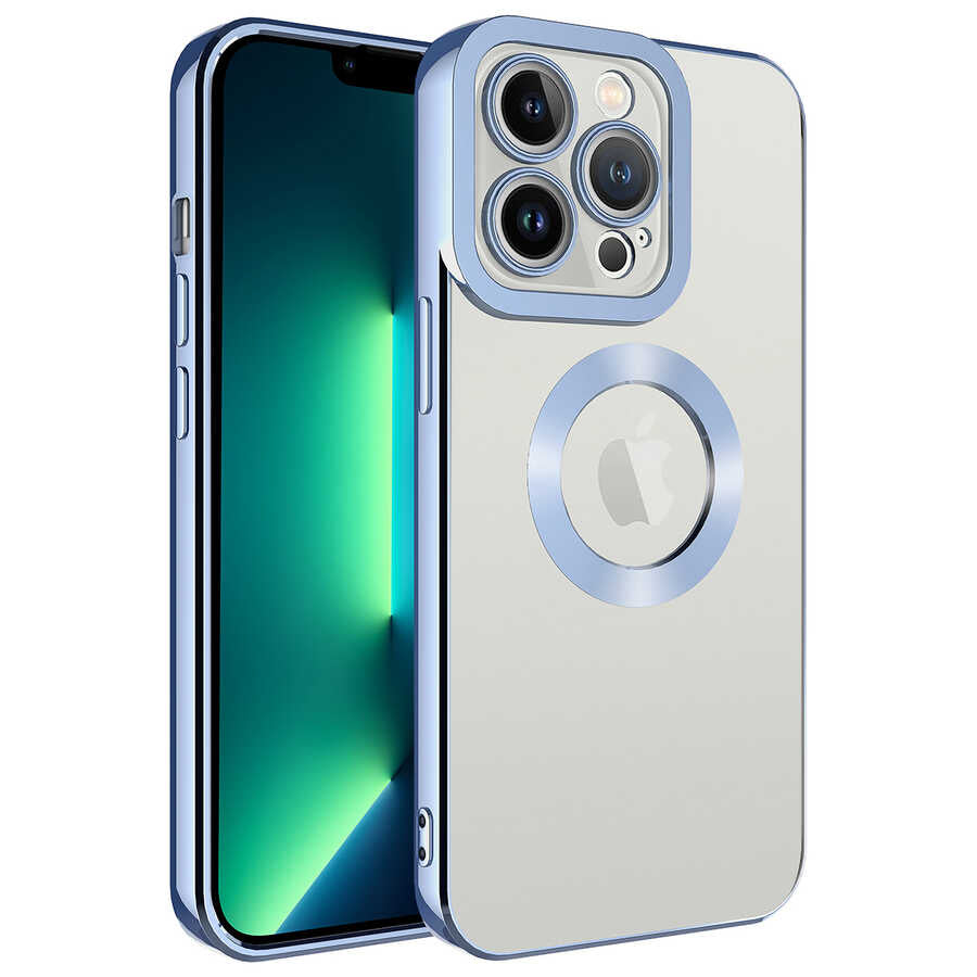 Apple iPhone 11 Pro Max Uyumlu Kılıf Kamera Korumalı Logo Gösteren Zore Omega Kapak