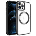 Apple iPhone 11 Pro Max Uyumlu Kılıf M-safe Wireless Şarj Özellikli Zore Setro Silikon