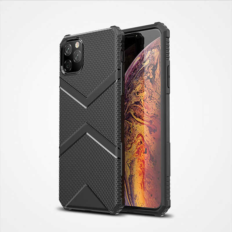 Apple iPhone 11 Pro Max Uyumlu Kılıf Zore Hank Silikon