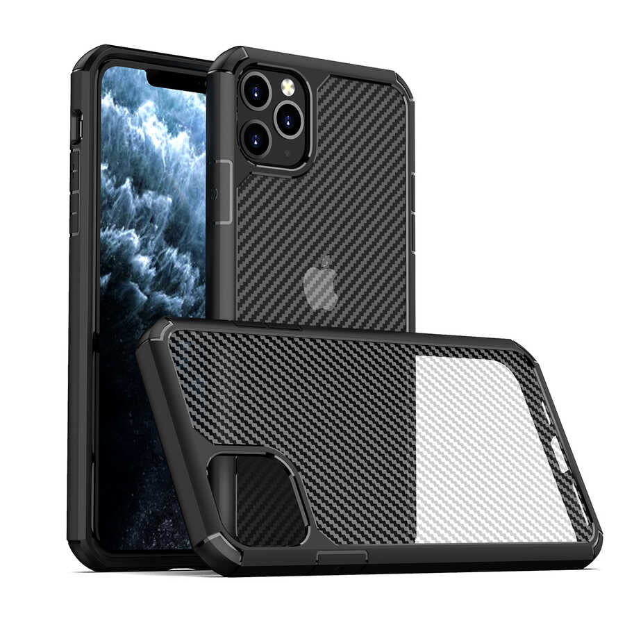 Apple iPhone 11 Pro Max Uyumlu Kılıf Zore İnoks Kapak