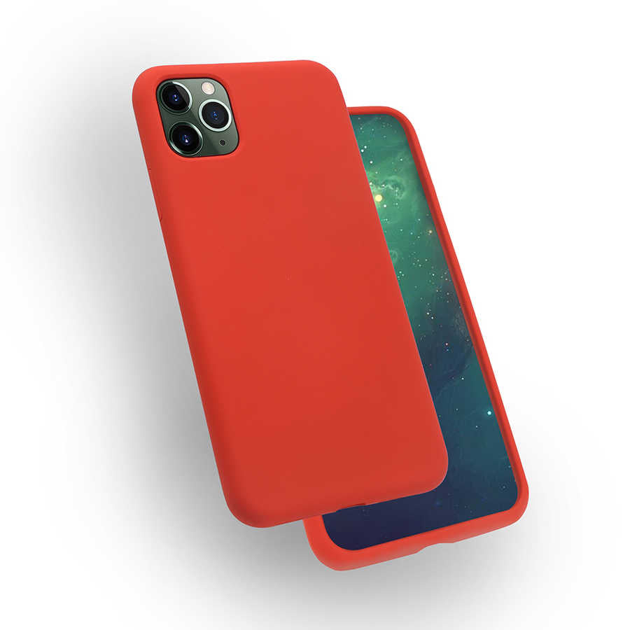 Apple iPhone 11 Pro Max Uyumlu Kılıf Zore Silk Silikon
