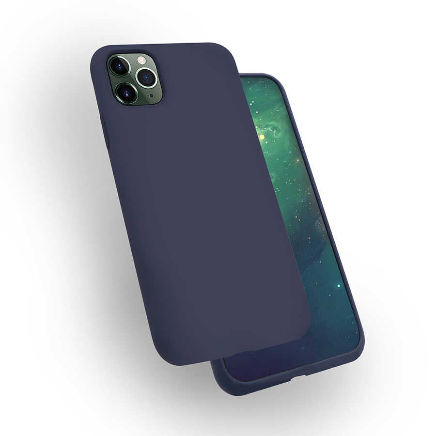 Apple iPhone 11 Pro Max Uyumlu Kılıf Zore Silk Silikon