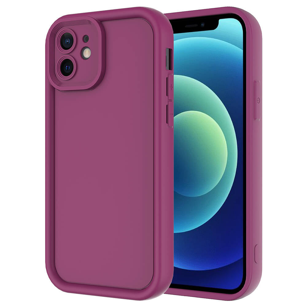 Apple iPhone 12 Uyumlu Kılıf Kamera Korumalı Zore Ananas Kapak
