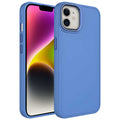 Apple iPhone 12 Uyumlu Kılıf Metal Çerçeve ve Buton Tasarımlı Silikon Zore Luna Kapak