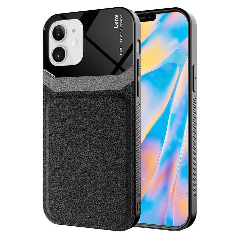 Apple iPhone 12 Uyumlu Kılıf Zore Emiks Kapak
