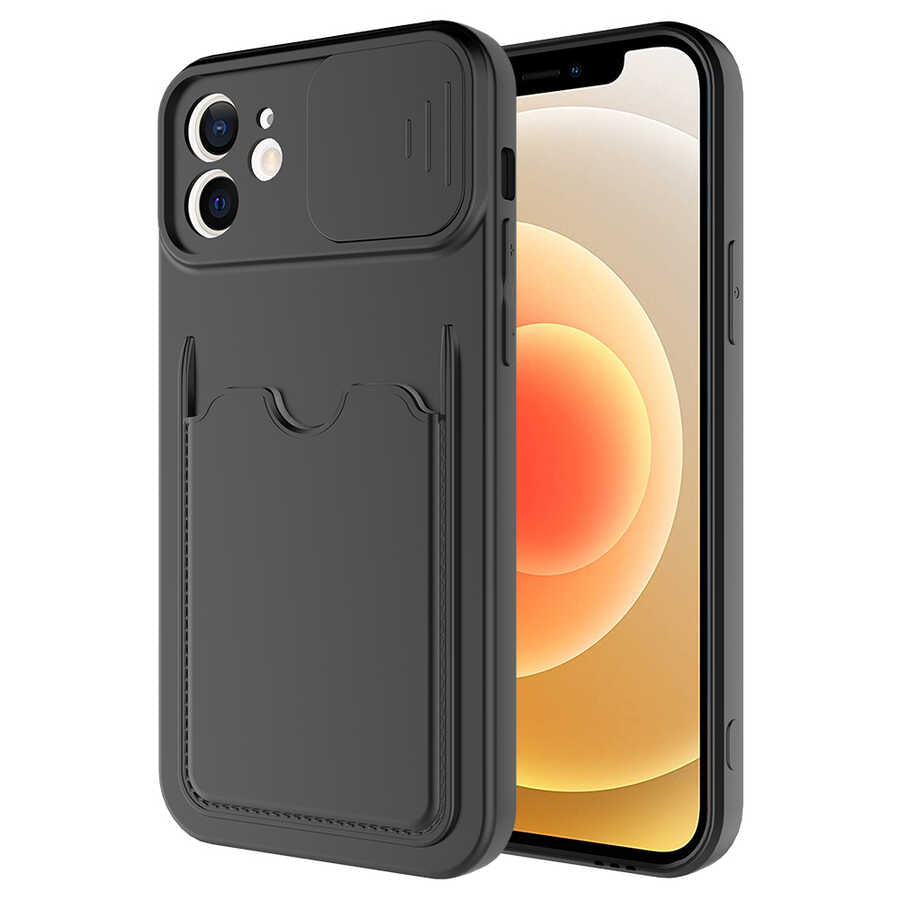 Apple iPhone 12 Uyumlu Kılıf Zore Kartix Kapak