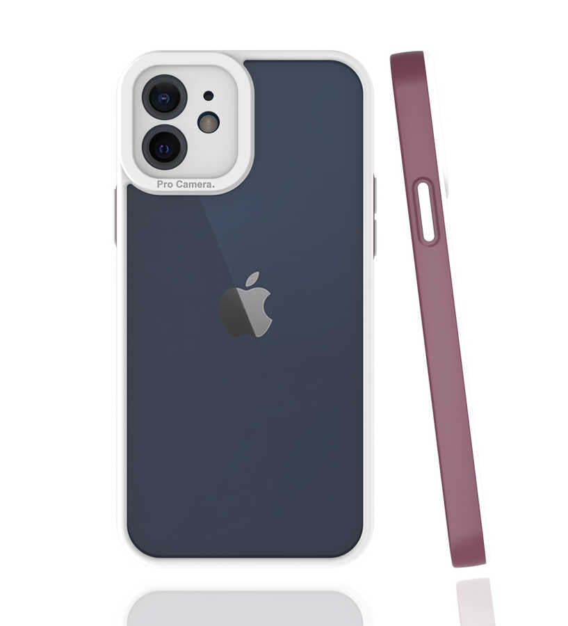 Apple iPhone 12 Uyumlu Kılıf Zore Mima Kapak
