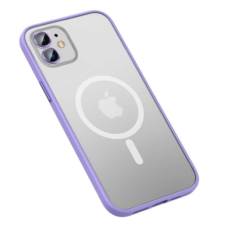Apple iPhone 12 Uyumlu Kılıf Zore Mokka Wireless Kapak