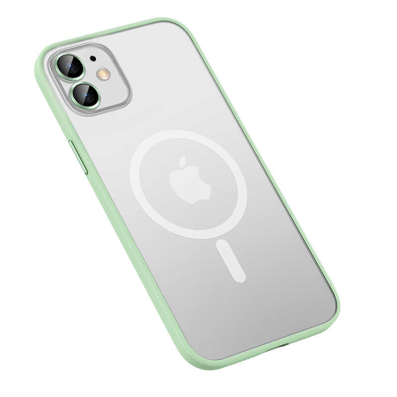 Apple iPhone 12 Uyumlu Kılıf Zore Mokka Wireless Kapak