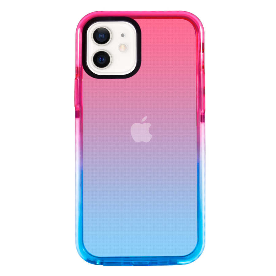Apple iPhone 12 Uyumlu Kılıf Zore Renkli Punto Kapak