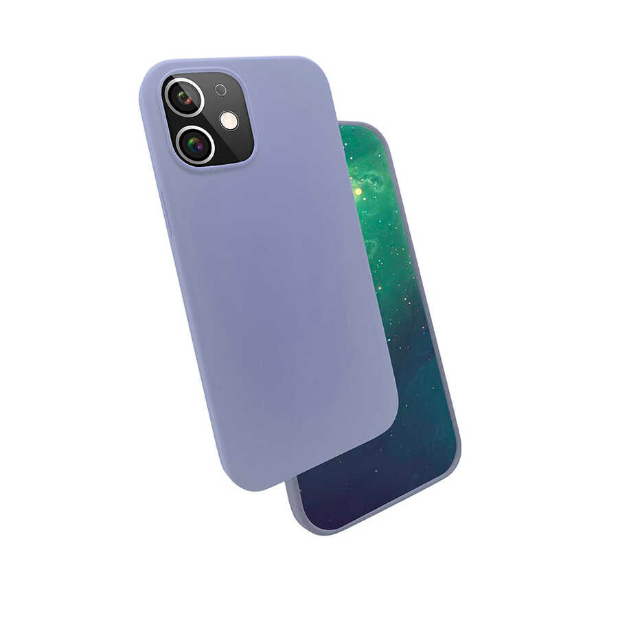 Apple iPhone 12 Uyumlu Kılıf Zore Silk Silikon