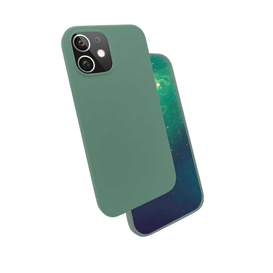 Apple iPhone 12 Mini Uyumlu Kılıf Zore Silk Silikon