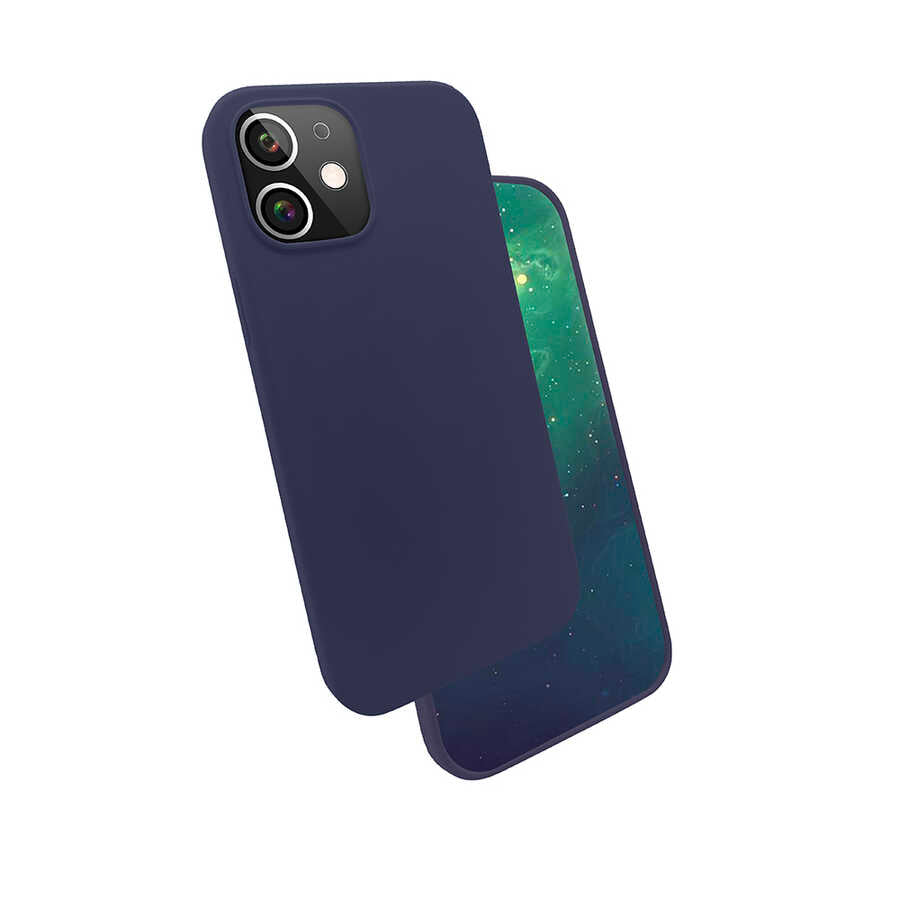 Apple iPhone 12 Mini Uyumlu Kılıf Zore Silk Silikon