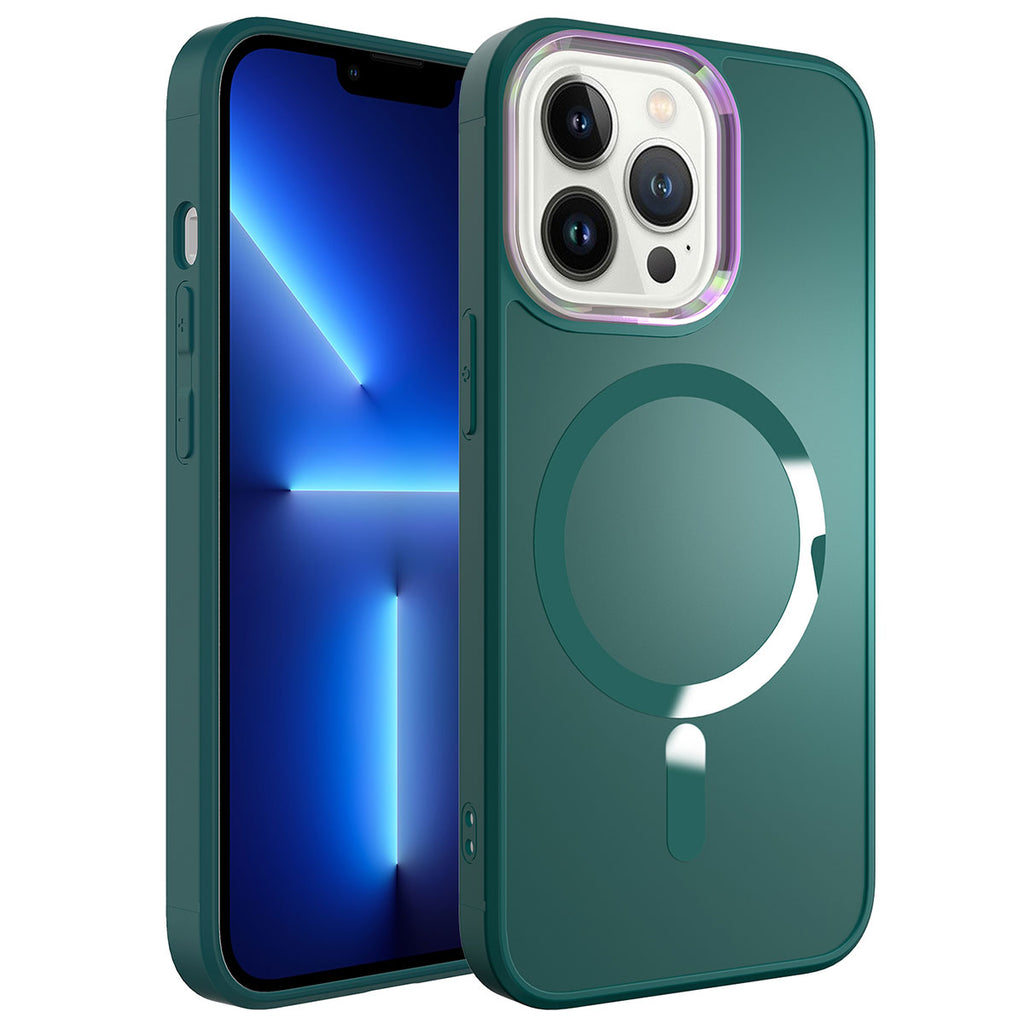 Apple iPhone 12 Pro Uyumlu Kılıf M-safe Wireless Şarj Özellikli Zore Stil Kapak