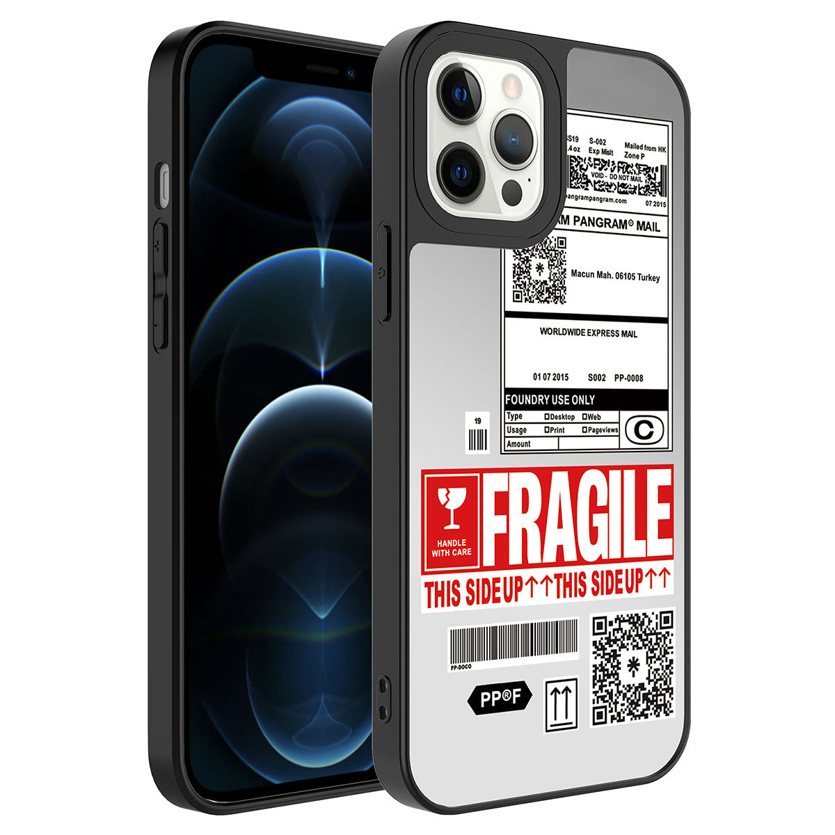 Apple iPhone 12 Pro Max Uyumlu Kılıf Aynalı Desenli Kamera Korumalı Parlak Zore Mirror Kapak