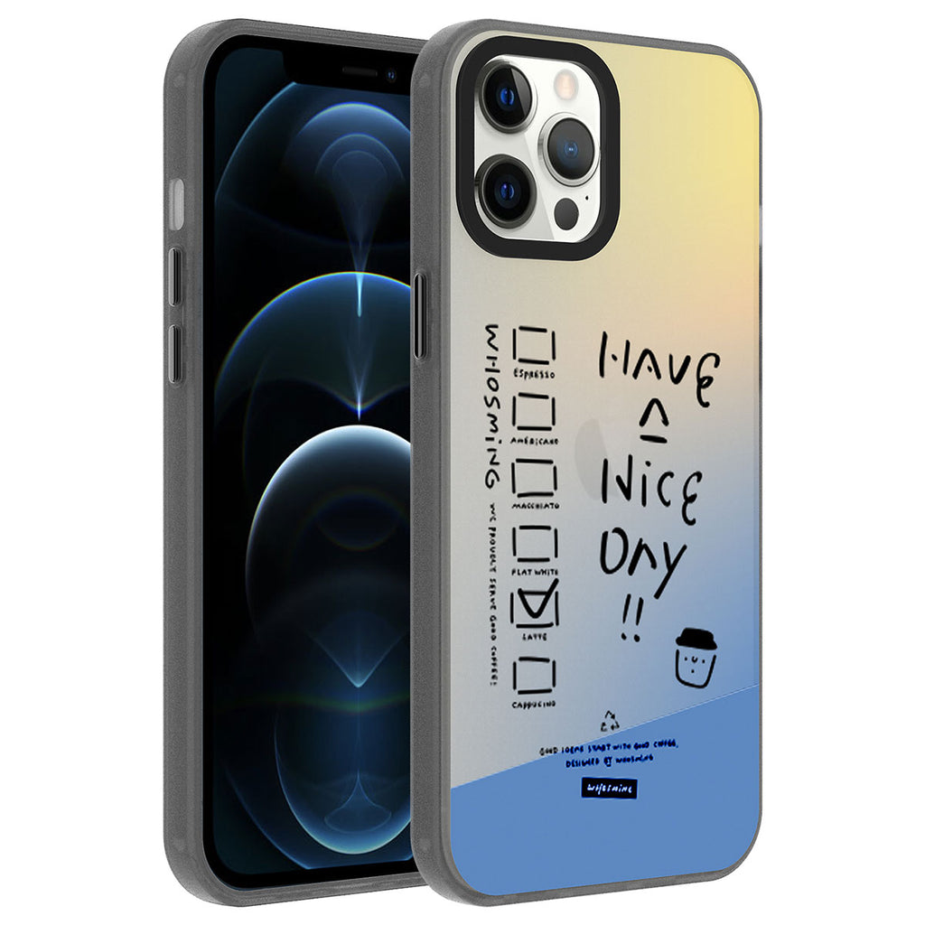 Apple iPhone 12 Pro Max Uyumlu Kılıf Desenli Zore Dragon Sert Kapak