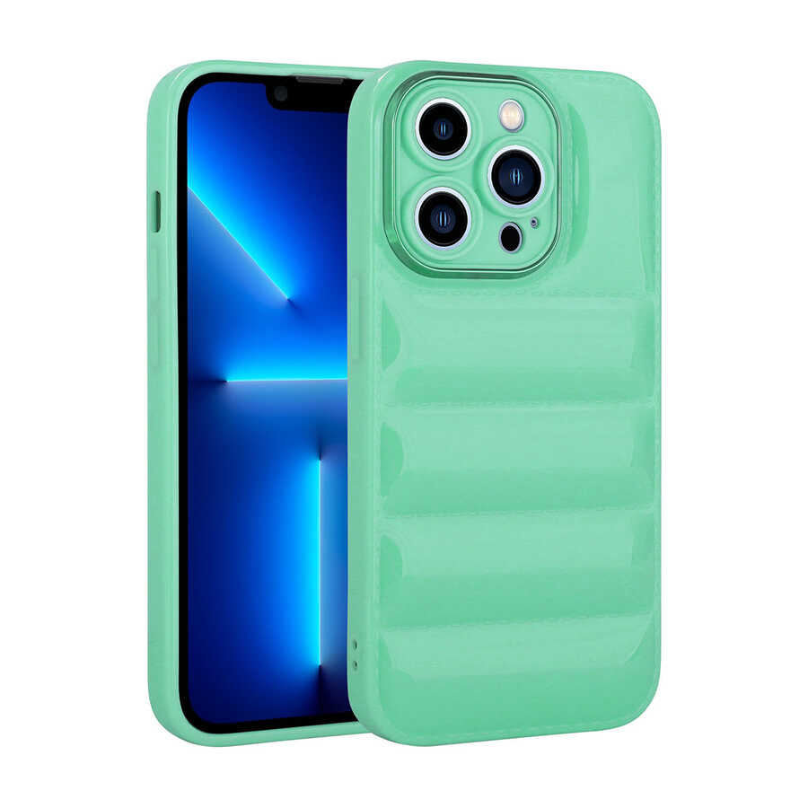 Apple iPhone 12 Pro Max Uyumlu Kılıf Kamera Korumalı Parlak Airbag'li Zore Galya Kapak